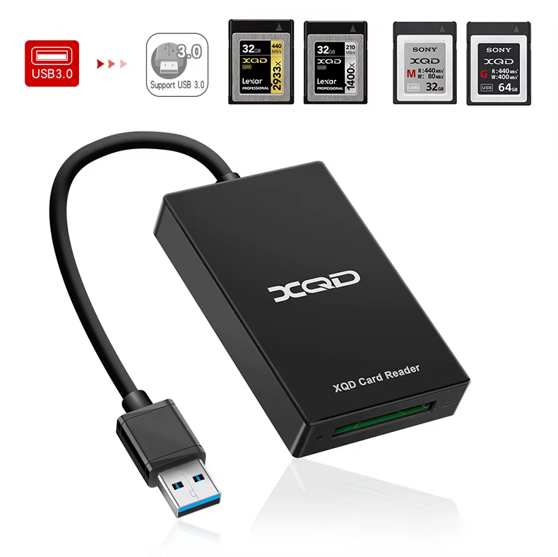 Lecteur de carte mémoire USB 3.0/Type C USB XQD, transfert de données, lecture pour Sony XQD série M