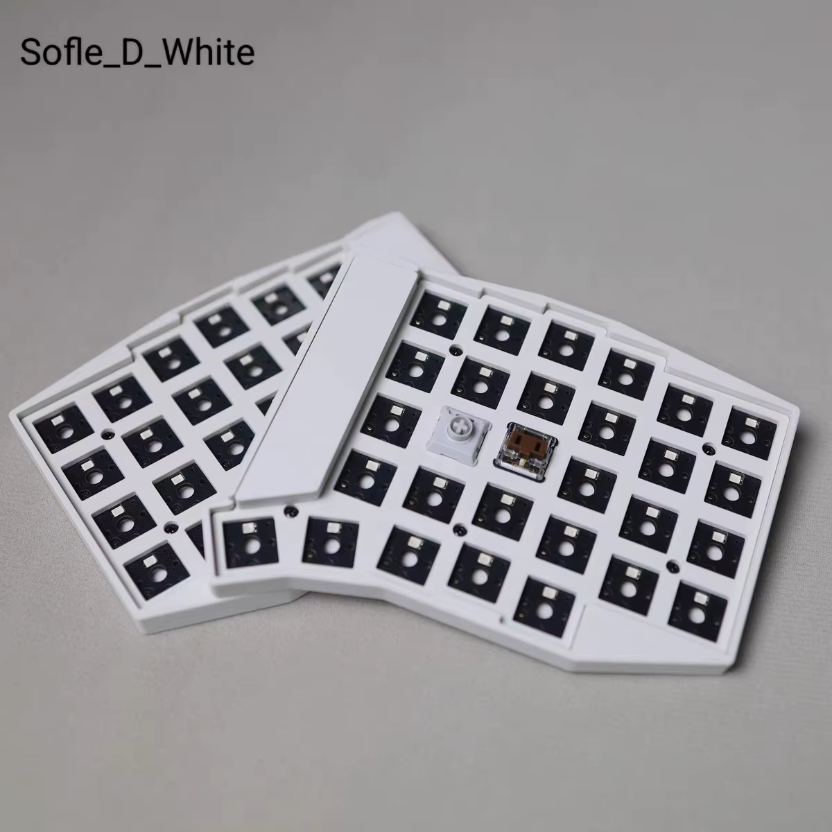 Clavier fendu sans fil, nouveau Joystick à rouleau sans fil Sofle 58 touches ZMK Choc, interrupteur 
