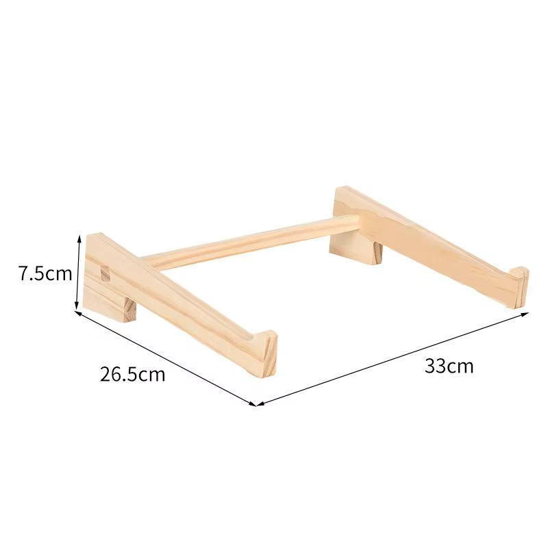 Support d'ordinateur portable en bois, 1 pièce, support de refroidissement pour ordinateur portable,