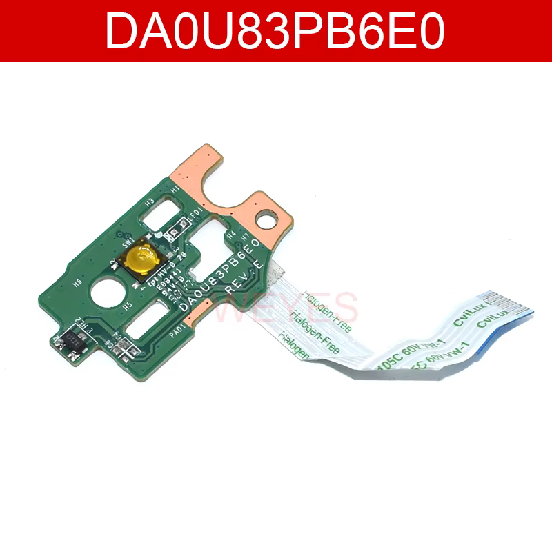 Carte de bouton de commutation d'alimentation bien testée DA0U83PB6E0 pour HP Pavilion 14-N 15-N