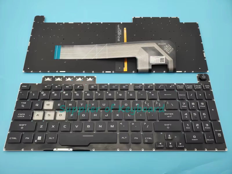 Nouveau clavier anglais/espagnol pour ASUS TUF Gaming A15 FA506 FA506Q FA506U FA506NF FA506IHR TUF50