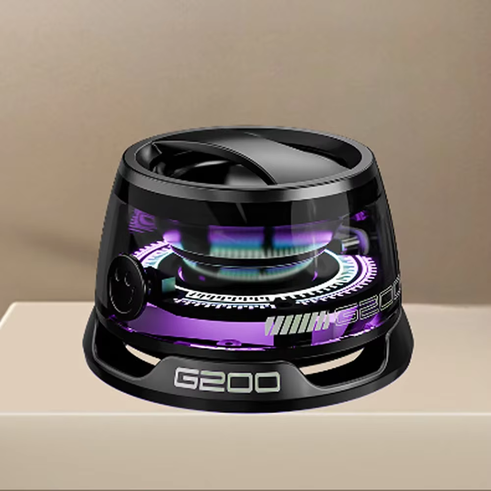 Haut-parleur Bluetooth 5.3, Mini haut-parleur magnétique Portable, haut-parleur RGB multifonctionnel
