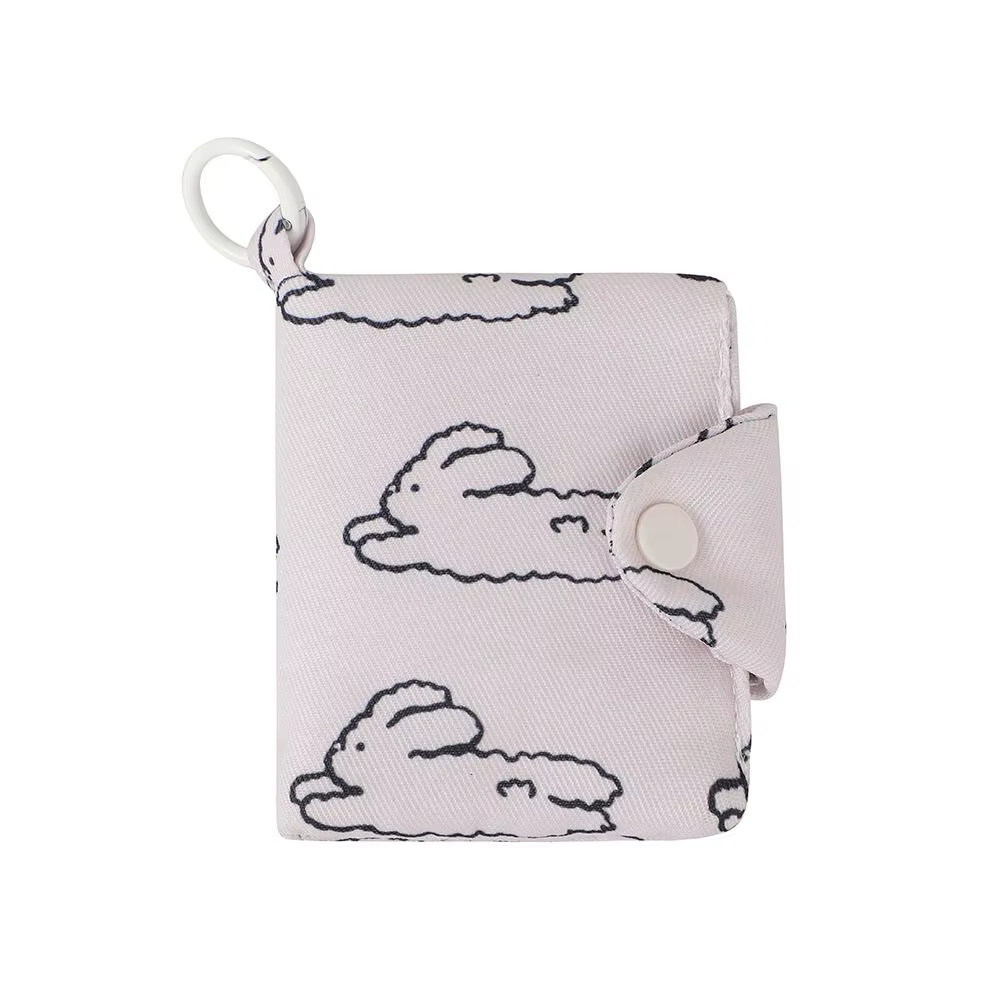Simplicité florale mode coréenne portefeuille porte-carte étudiant porte-monnaie carte pour filles P