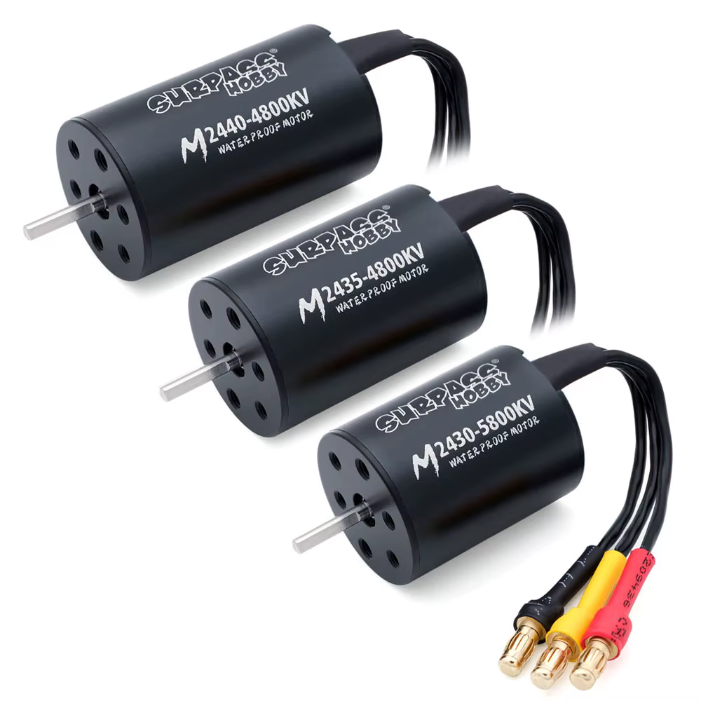 SURPASS HOBBY moteur sans balais étanche M2430/2435/2440/2838/2845/540/3650/3660 pour Wltoys 1/10 1/