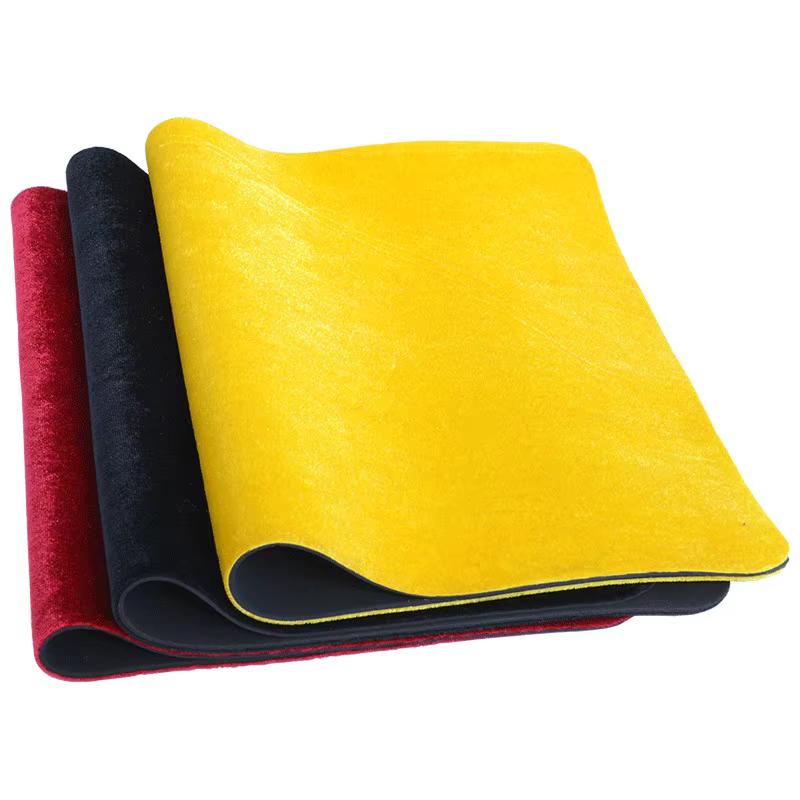 Tapis de carte de magicien professionnel de haute qualité, noir, rouge, bleu, jaune, taille Standard