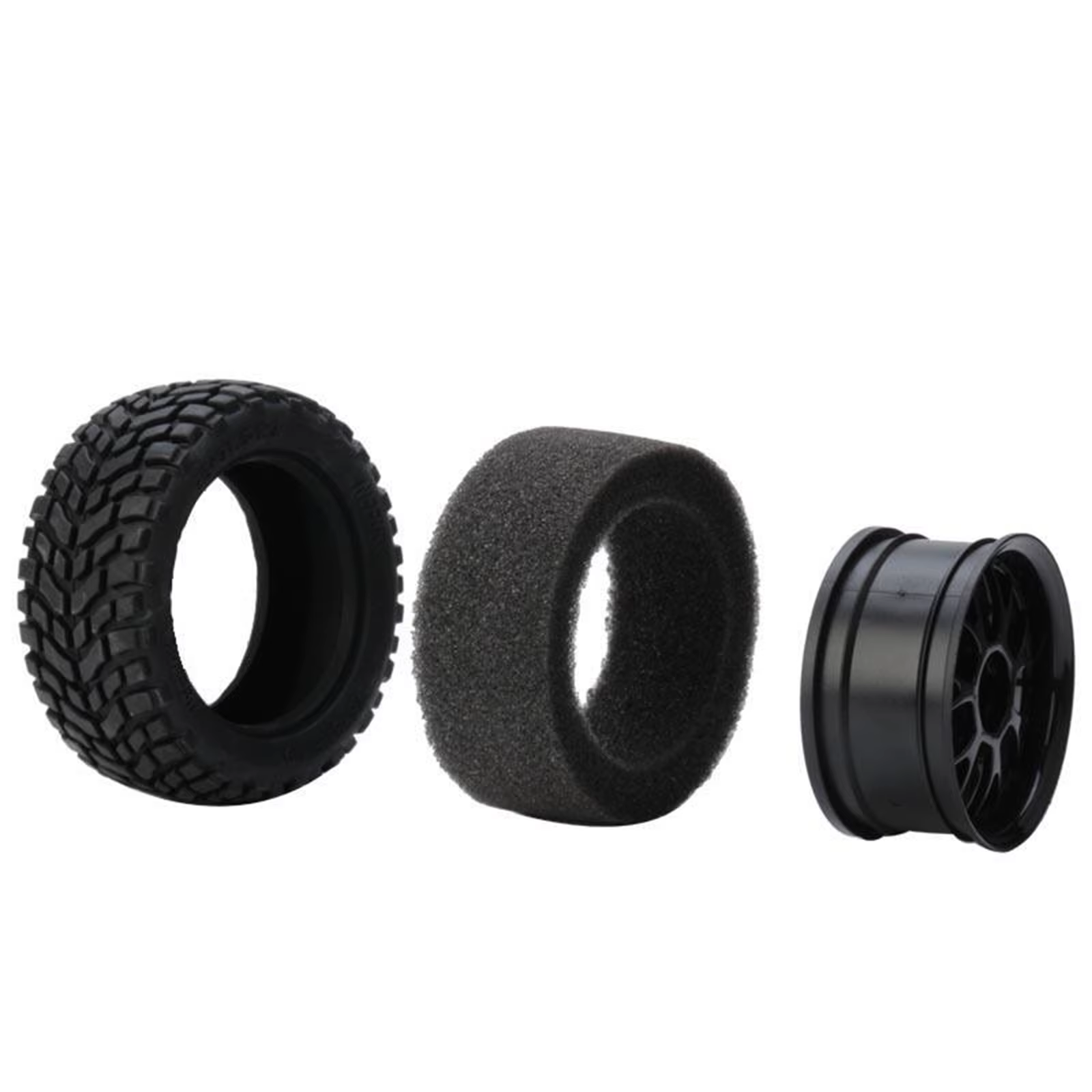 Pneus de Buggy tout-terrain de 1.9 pouces, 75mm, roue de 12mm, moyeux hexagonaux en caoutchouc pour 
