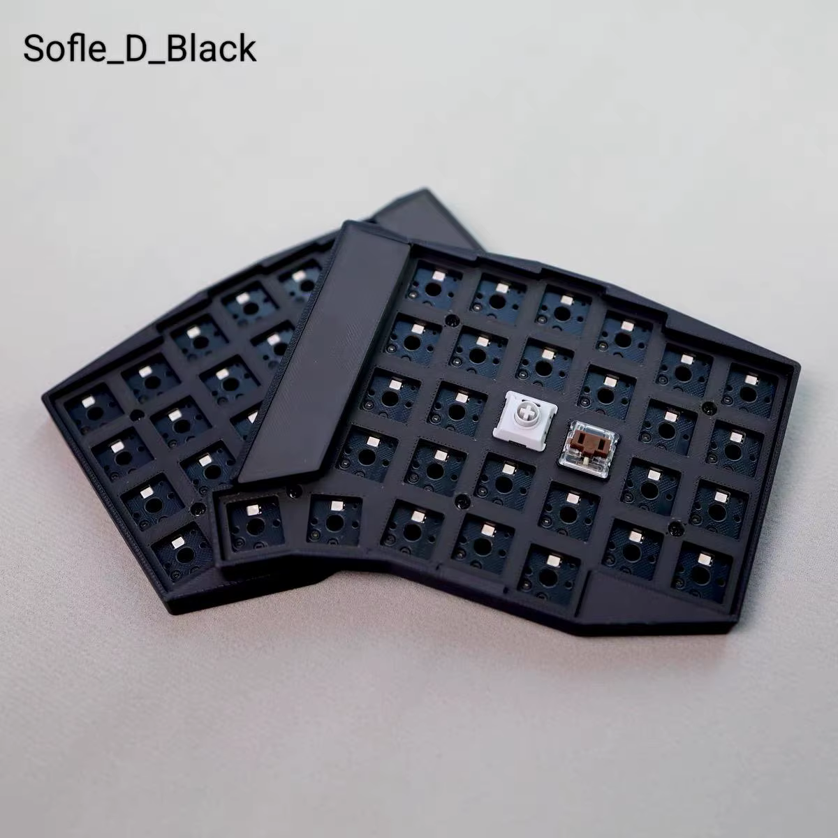 Clavier sans fil RollerWireless Split, nouveau clavier sans fil Sofle 58 touches, joystick ZMK, inte