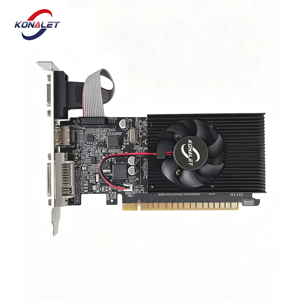 Carte graphique GT610 2 go DDR3, 64 bits, PCI Express x16, HDMI, DVI, VGA, profil bas, pour PC de bu