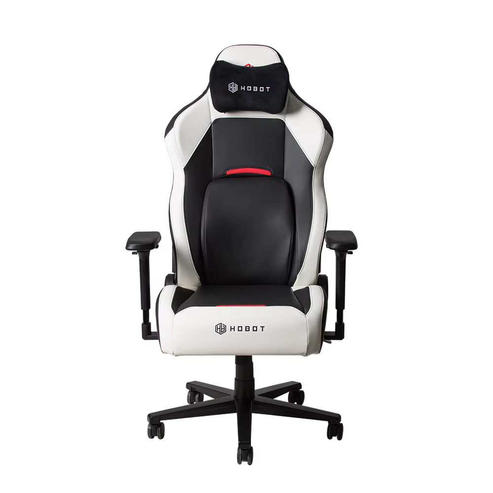 Chaise de jeu ergonomique à dossier haut avec support lombaire réglable, chaise de direction en méta