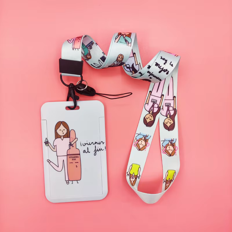 Porte-cartes d'infirmière, sangle de cou, étui pour carte de crédit, identification de médecin, port