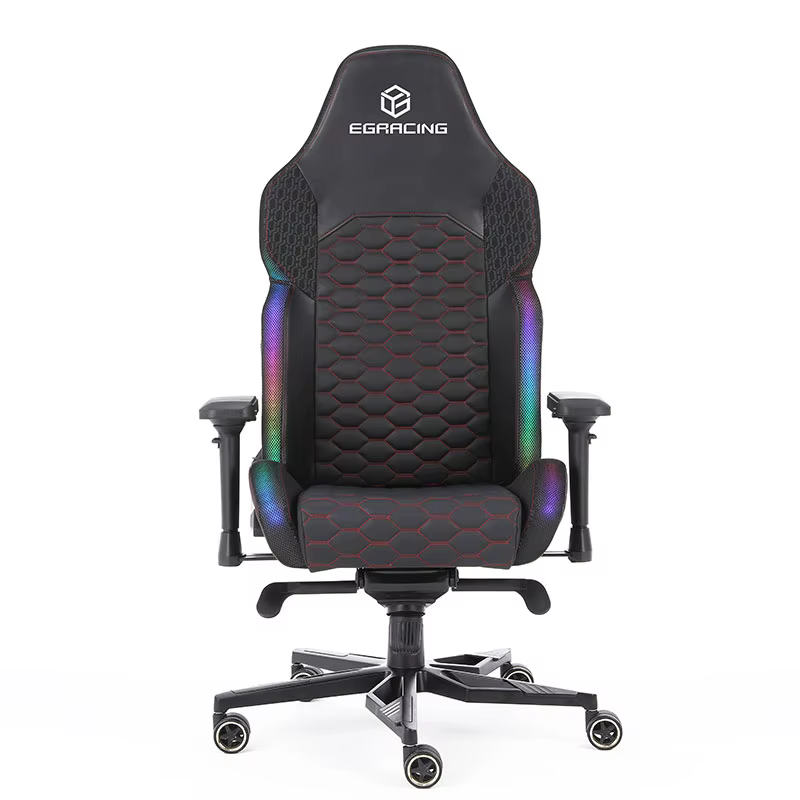 Chaise de jeu personnalisée, chaises de jeu, chaise de jeu LED avec éclairage LED