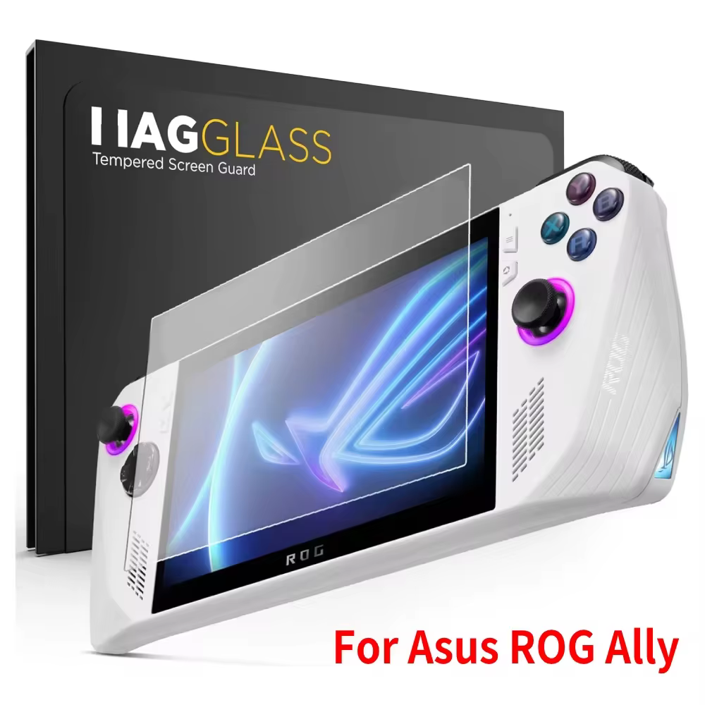 Protecteur d'écran en verre trempé pour Console de jeu Asus ROG Ally, film en verre trempé anti-rayu