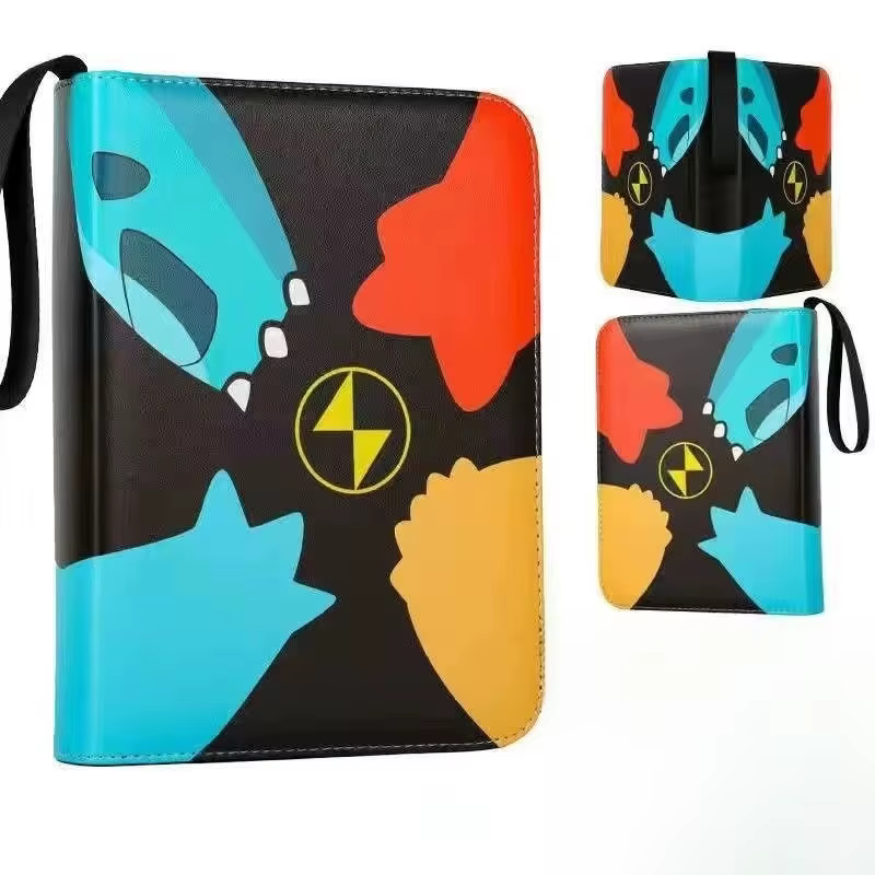 Album de cartes Bandai Pokémon Pikachu 4 9 Grid, classeur pour 400, 450, 900 pochettes, livre de ran