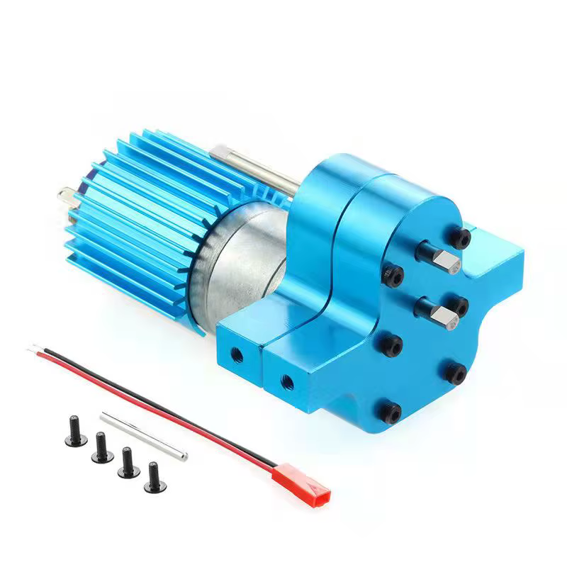 Boîte de vitesses de transfert en métal avec moteur à brosse 370 pour WPL B14 B16 B24 B36 C14 C24 JJ