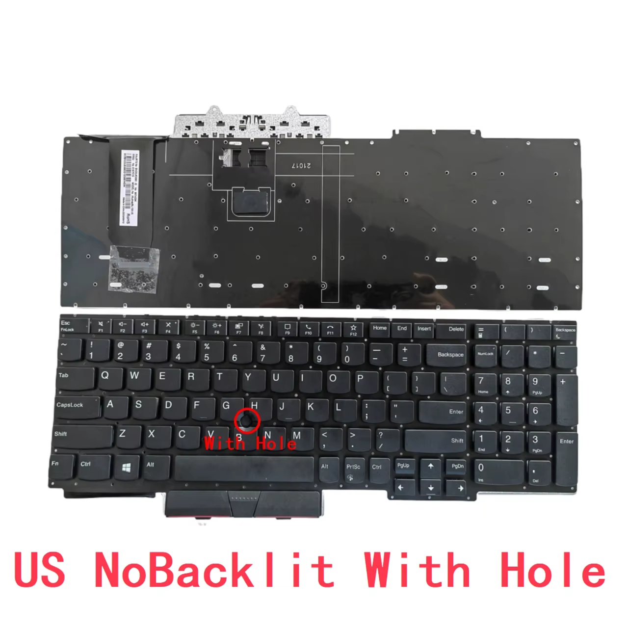 Clavier rétro4.2 pour ordinateur portable, ThinkSub, E15, Gen2, remplacement PC, espagnol, américain