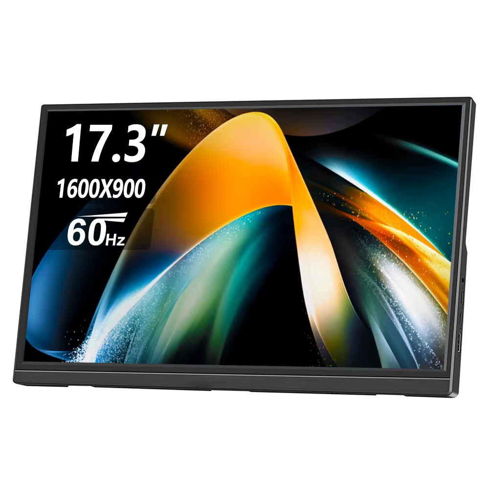 17.3 ''Monitor Portable USB-C HDMI écran LCD d'affichage d'ordinateur pour PC Mac téléphone Xbox Swi