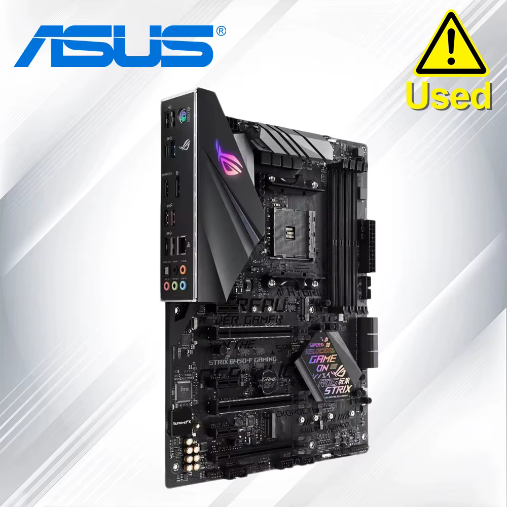ASUS B450-F GAMING carte mère Socket AM4 DDR4 pour AMD B450M B450 carte mère d'origine pour ordinate