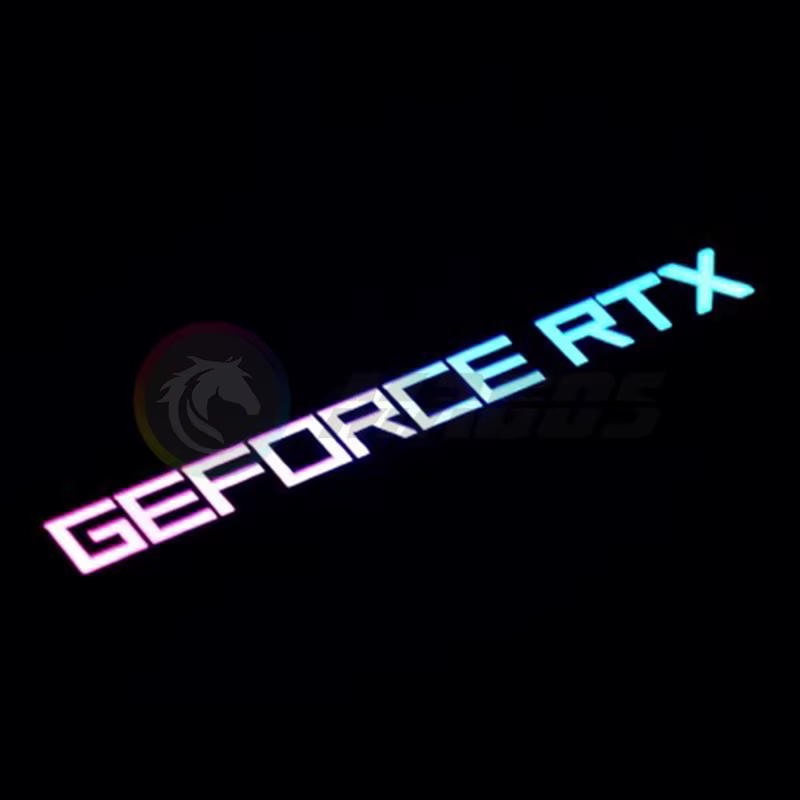 Panneau latéral de carte graphique RGB RTX AMD GeForce GPU modifier 5V 3 broches ARGB AURA SYNC boît