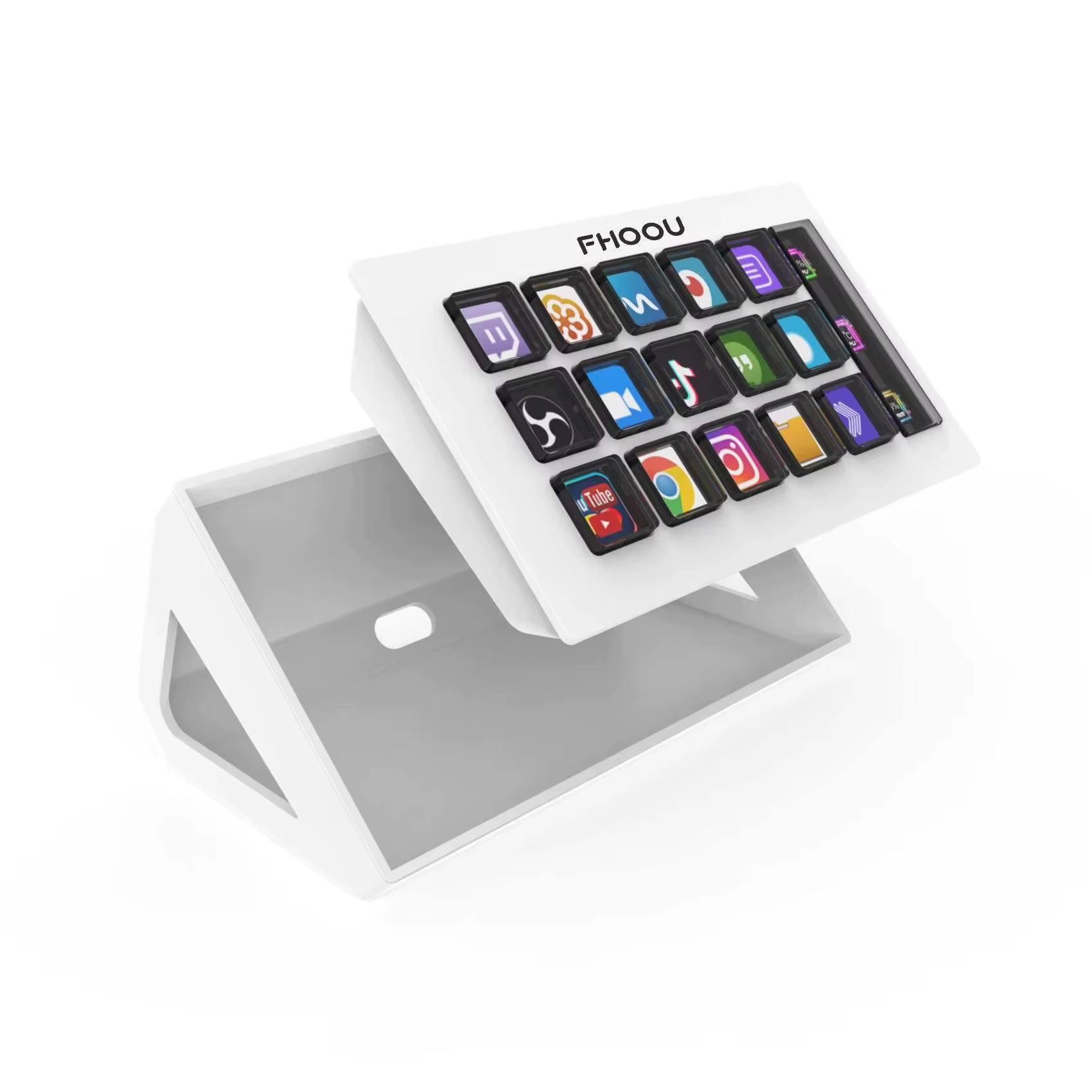 StreamDeck Mini clavier visuel bouton LCD 15 touches contrôleur de création de contenu en direct bou