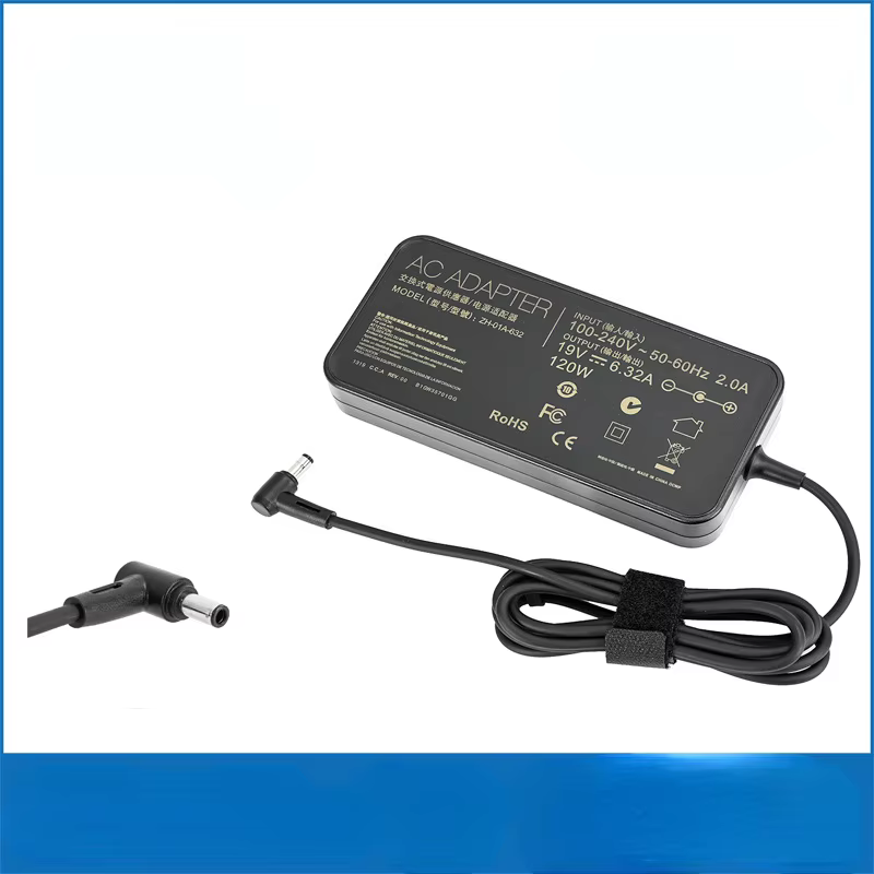 Adaptateur secteur pour ordinateur portable, chargeur Bali, 19V, 6,32 A, 5.5x2.5mm, 120W