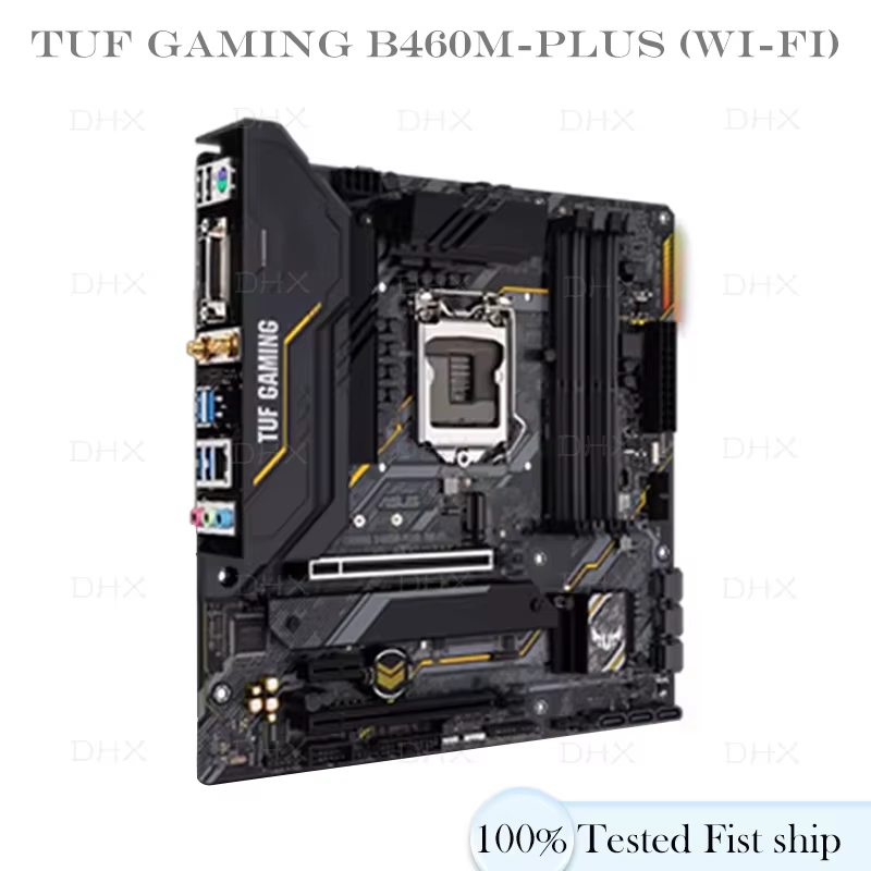 HDMI USB 3.2 ATX pour carte mère ASUS TUF GAMING B460M-PLUS (WI-FI) DDR4 128G PCI-E 4.0 M.2 Intel B4