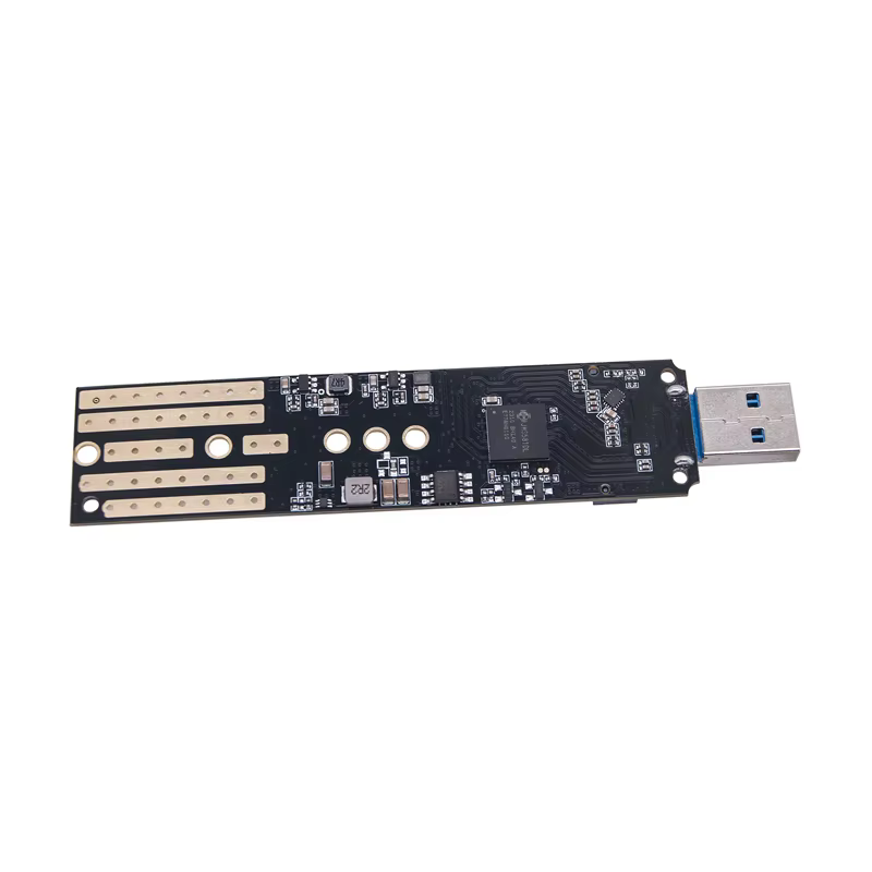 Adaptateur M2 vers USB 3.2 GEN2 10Gbps type-a M.2 SATA/NVME SSD, convertisseur de carte Riser, puce