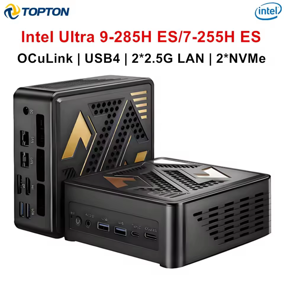 Nouvel ordinateur de bureau mini PC gaming OCuLink Intel Ultra 9 285H ES 7 255H ES 5 235H ES USB4 2x