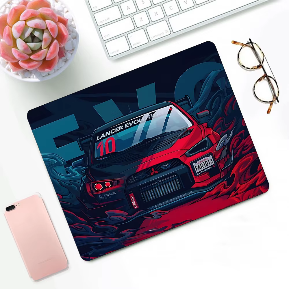 Rallye sport voiture de course JDMS tapis de souris de jeu XS petit tapis de souris pour PC Gamer dé
