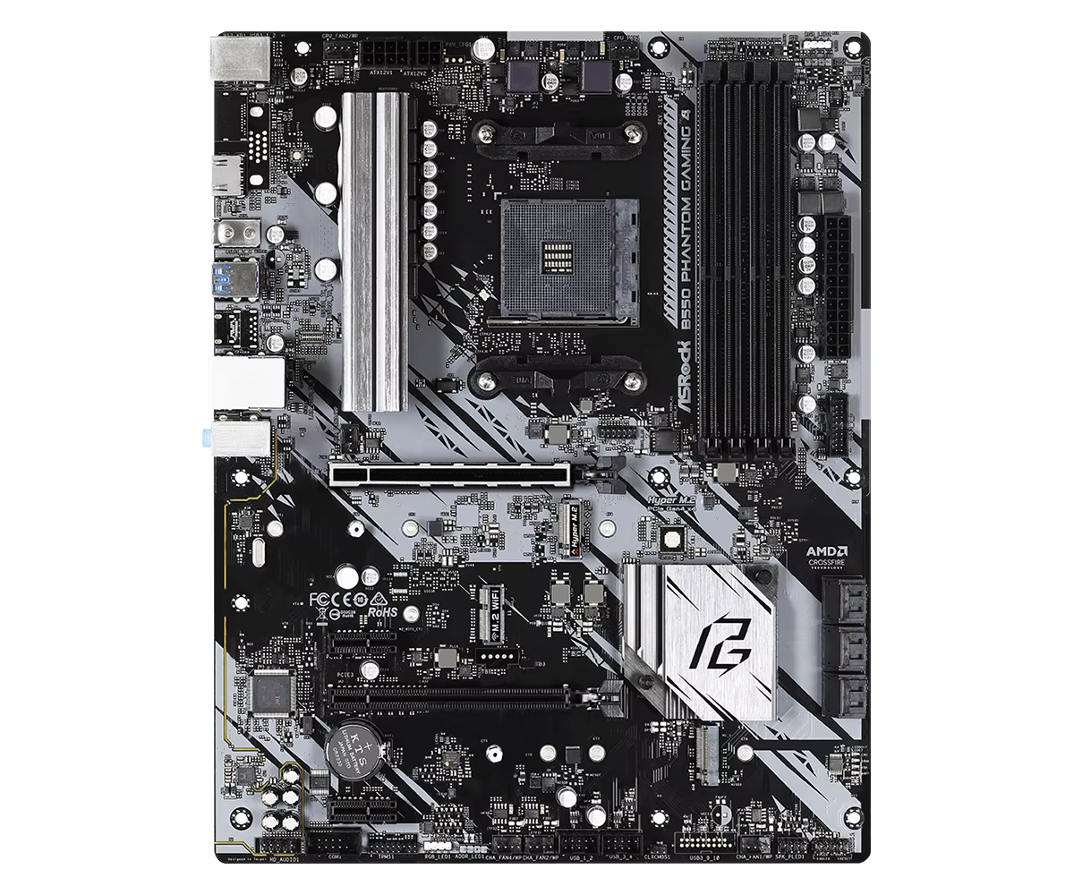 Kit de carte mère ASRock B550 Phantom Gaming 4 avec processeur Ryzen 5 5500, 4xDDR4 4533MHz, M.2 NVM