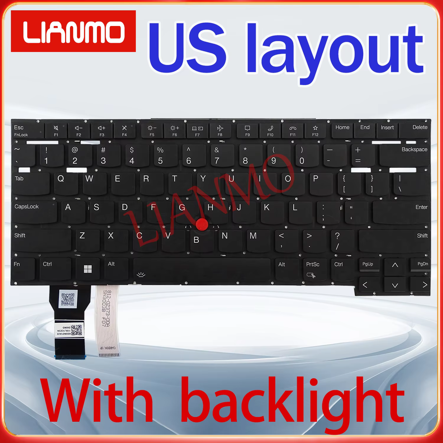 Clavier rétroéclairé pour ordinateur portable Lenovo Thinkpad T14s Gen2 P1 Gen4 X1 Extreme Hermit 4t