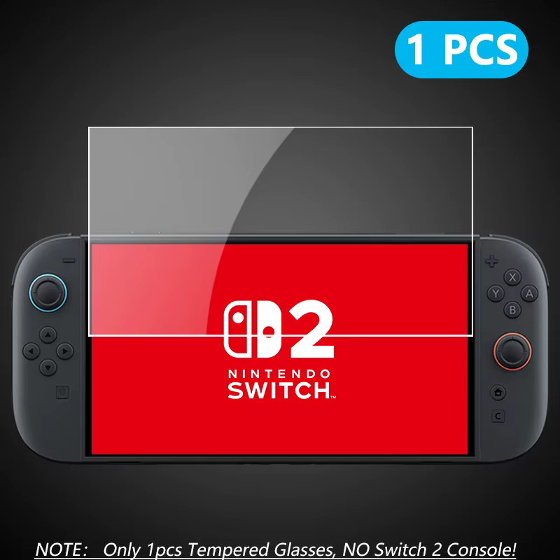 NS2 HD protecteur d'écran verre trempé pour Switch 2 Transparent HD anti-rayures verre trempé protec