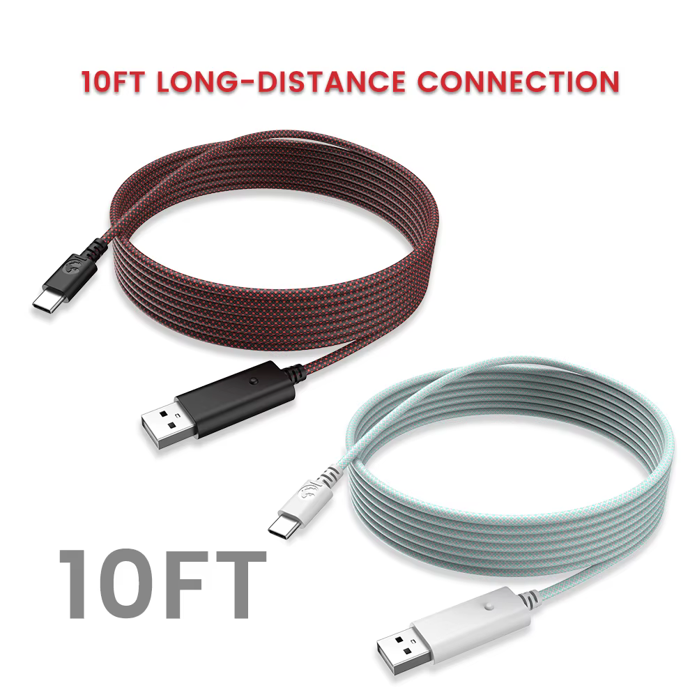 Accessoires de jeu plaque frontale magnétique, câble type-c, anneau anti-friction pour GameSir G7 Pr
