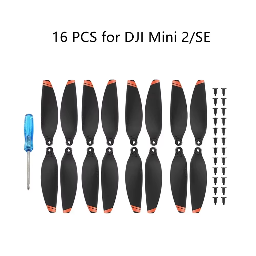 Hélice de remplacement pour Drone DJI Mini 4K/Mini 2/SE 4726, 16 pièces, ventilateurs à ailes légers