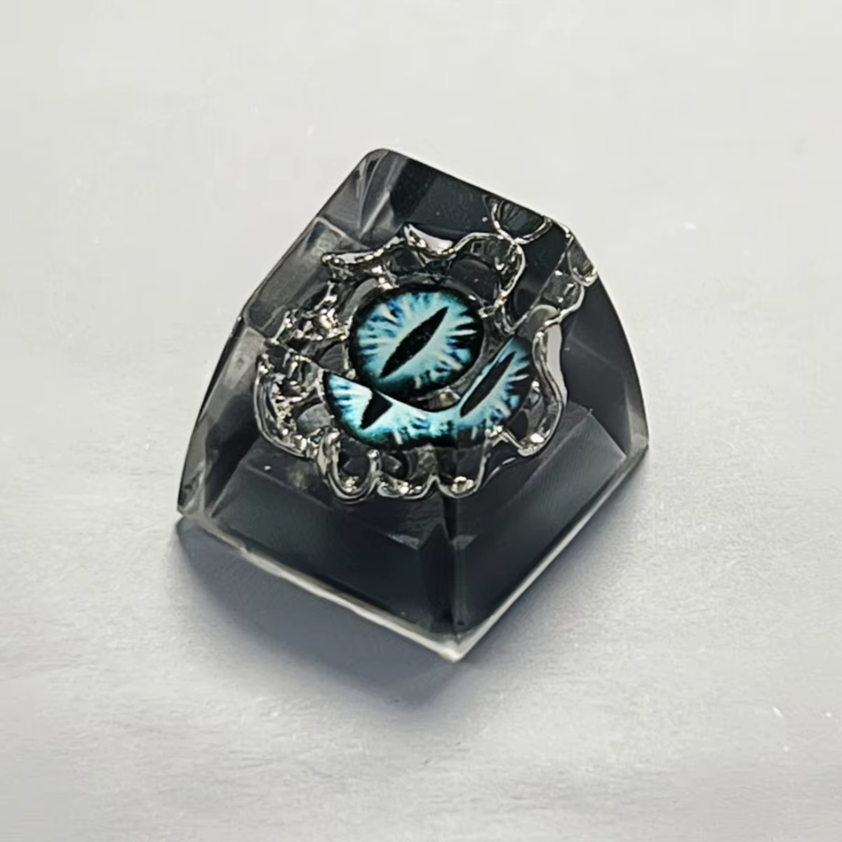 Evil Eyes bricolage clavier mécanique résine Keycaps Artisan personnalisé joli soleil et lune/étoile