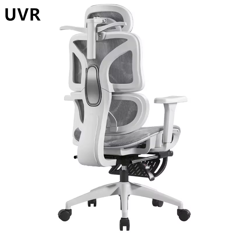 Chaise ergonomique UVR, chaise d'ordinateur pour la maison, confortable pour s'allonger, chaise de j