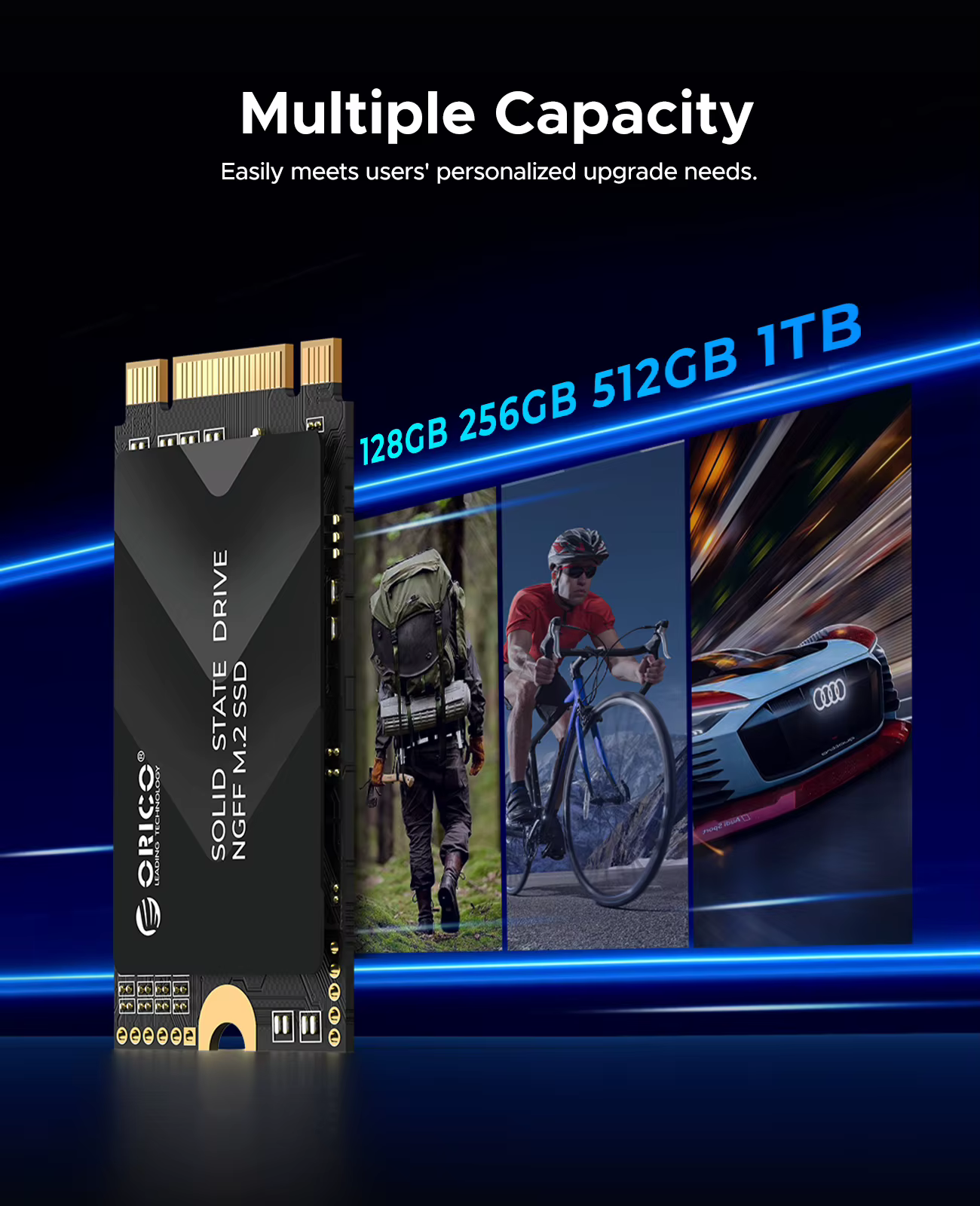 ORICO M.2 SATA3.0 SSD 2242 TLC NAND SATA III 6Gbps interne M.2 SSD NGFF disque d'état pour ordinateu