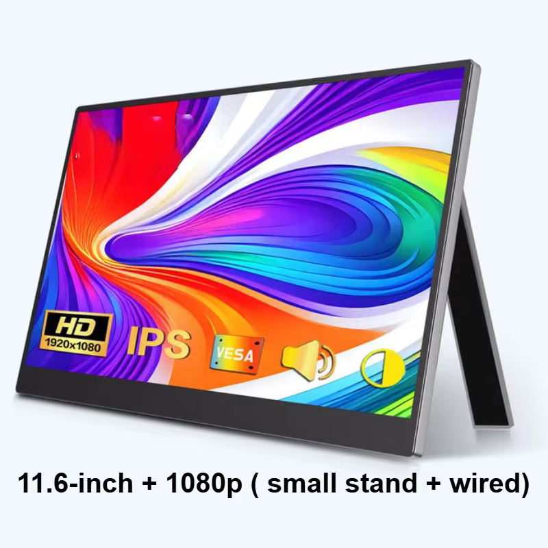 Moniteur portable 15,6 pouces pour usage bureautique, extension pour téléphone portable, PC, ordinat