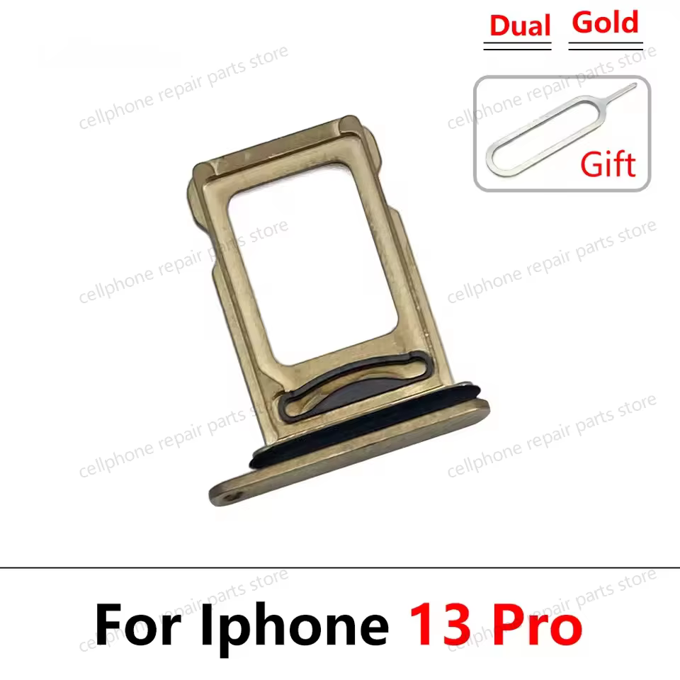 Plateau de carte Sim pour Iphone 13 Pro / 13 ProMAX / 13 Mini / 13, support de plateau de fente pour
