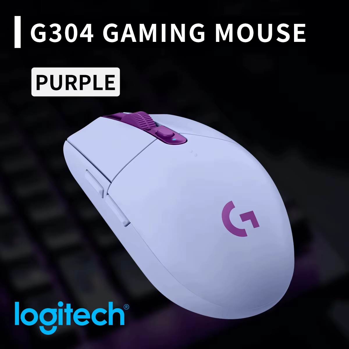 Souris filaire Logitech G203, niveau d'entrée, rétroéclairage RVB, 8000 DPI, pour l'école, la maison