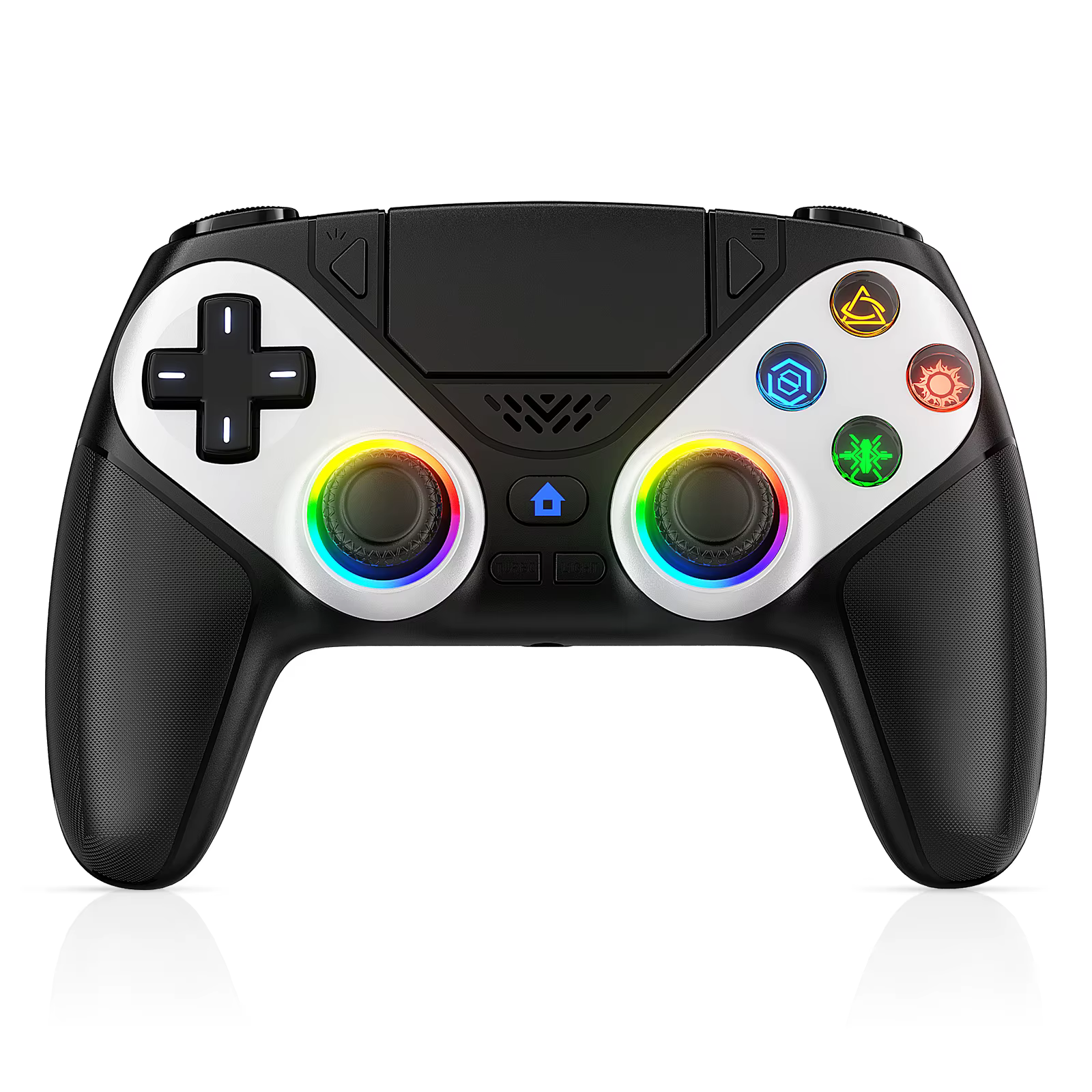Manette de jeu sans fil pour Playstation 5, contrôleur PS5/PC, avec fonction Turbo, vibration, progr