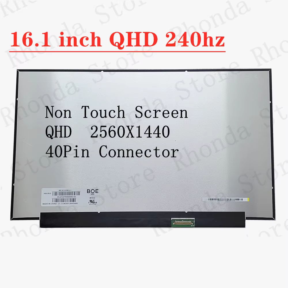Écran LCD matriciel pour ordinateur portable HP OMEN, 16.1 pouces, QHD, 240Hz, IER, wf0032TX, IER, w