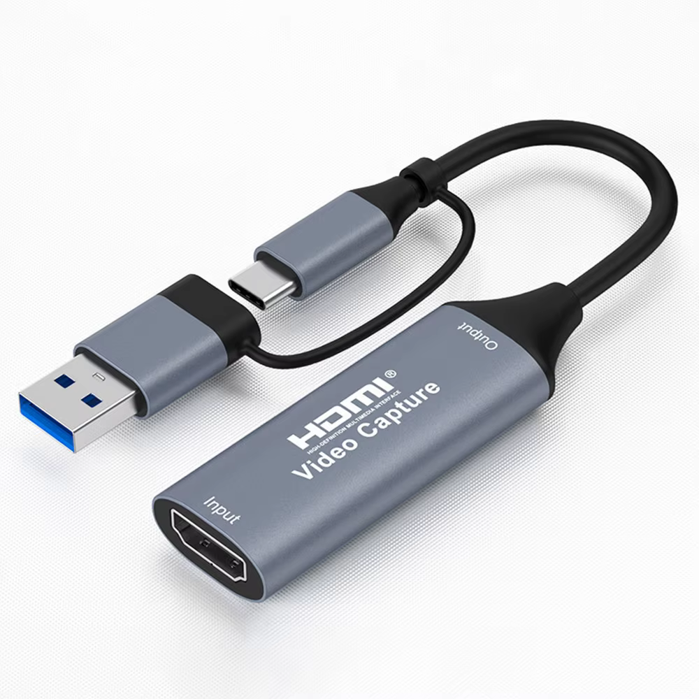 Carte de Capture vidéo USB 2.0 4K 2 en 1, USB/type-c vers HDMI 1080P, enregistreur de jeu en direct 