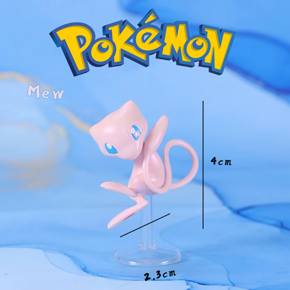 Figurine de collection WCT Pokemon Mew Mewtwo, jouet pour les fans, cadeau de festival