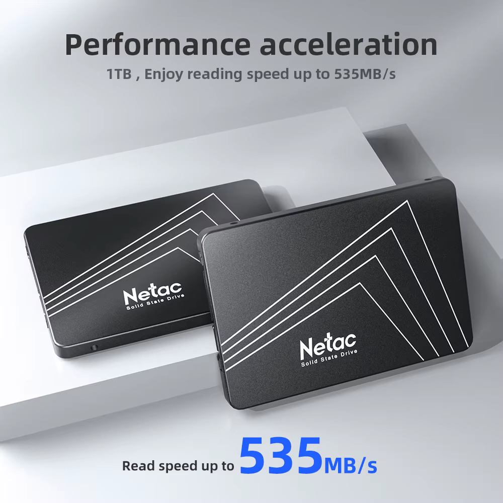 Netac SSD sata3 disque dur 2 to 1 to 512 go 256 go 128 go disque 2.5 pouces SATAIII HDD interne pour