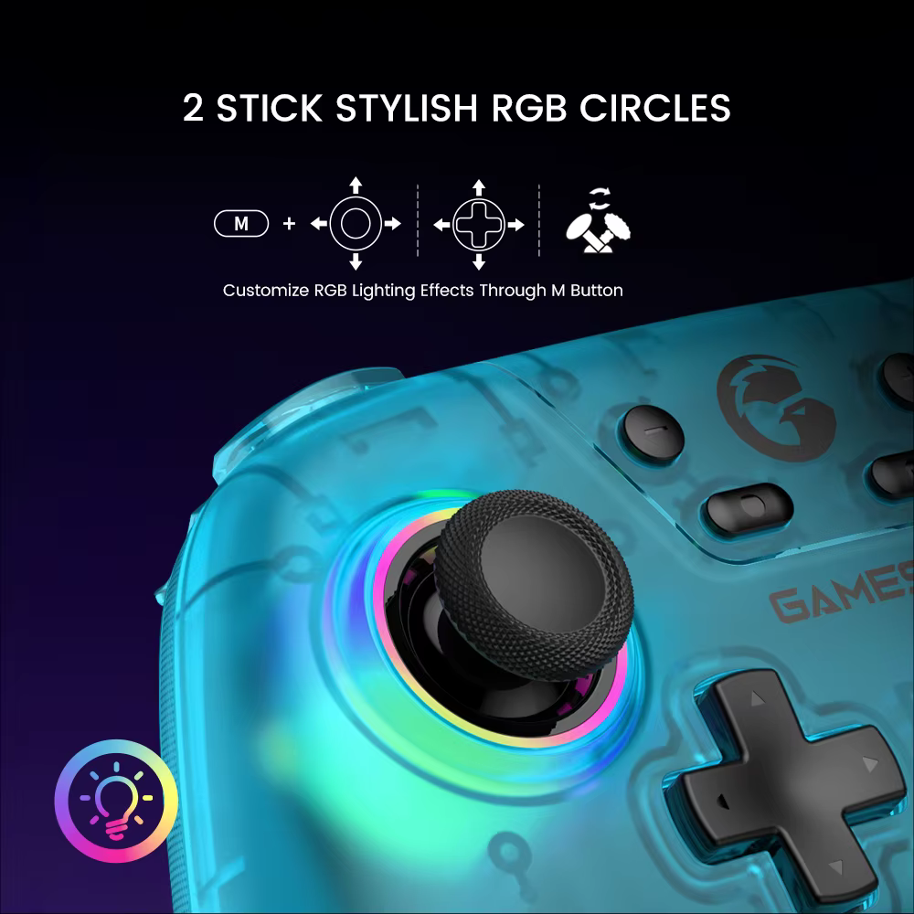 GameSir Nova contrôleur de commutateur sans fil manette Bluetooth avec effet Hall pour Nintendo Swit