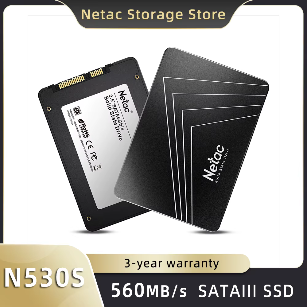 Netac SSD sata3 disque dur 2 to 1 to 512 go 256 go 128 go disque 2.5 pouces SATAIII HDD interne pour