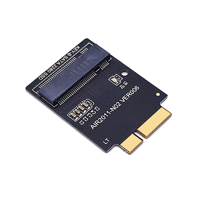 Adaptateur pour Apple Macbook SSD M.2 NGFF SSD à 12 + 6 broches, carte Riser pour MacBook Air 2010 2