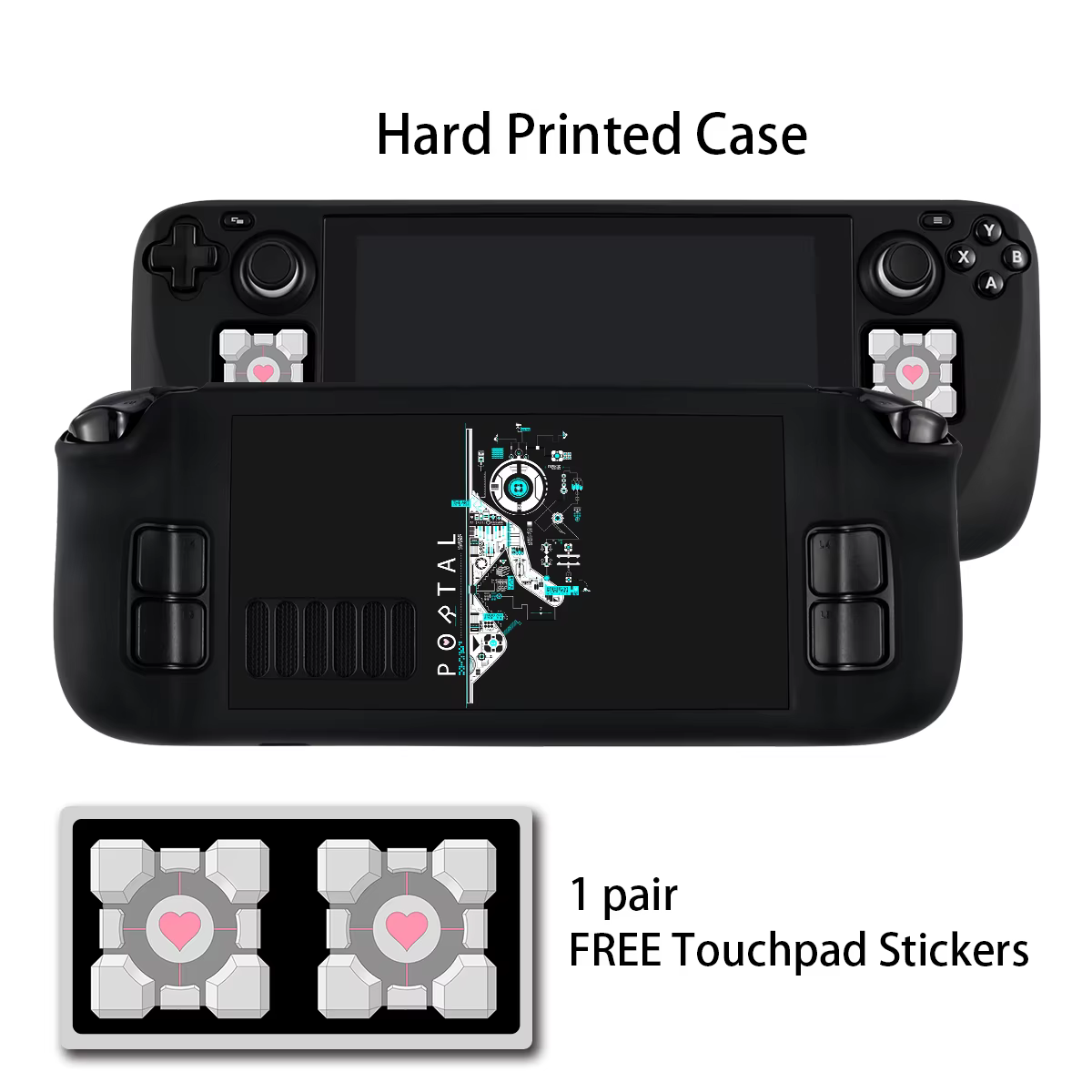 Steam Deck-Juste de console pour portail, protection PC rigide, anti-rayures, coordonnante, coque tr