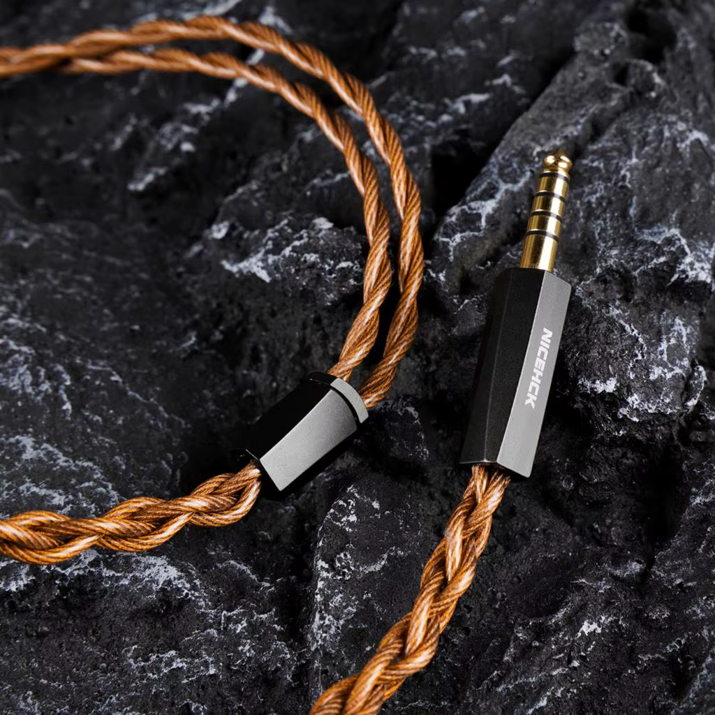 NICEHCK OurLaura 16.6AWG câble pour écouteurs Triple Composite britannique haute conductivité cuivre