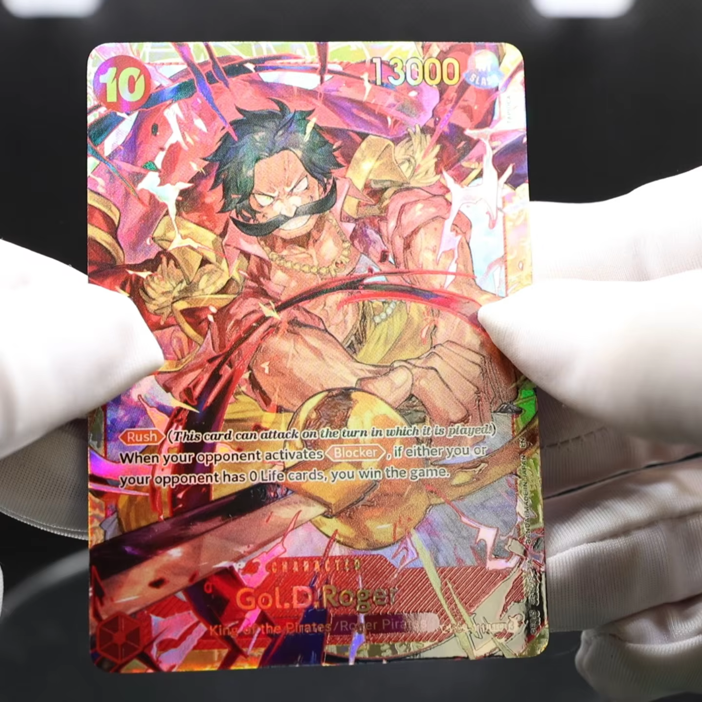 One Piece TCG OPCG Anglais OP09-118 Carte Secrète Gol.D.Roger SEC